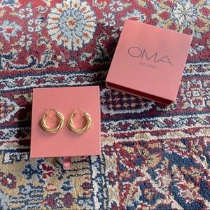 OMA the Label Amba gold hoops